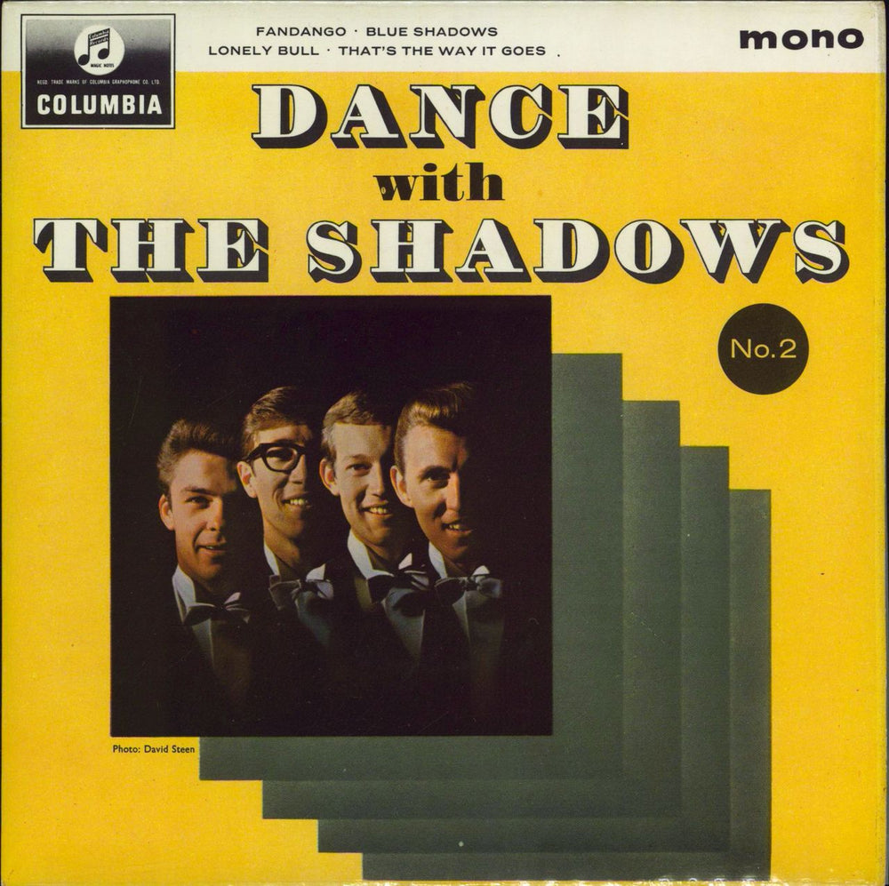 The Shadows Dance With The Shadows No.2 UK 7" vinyl single (7 inch record / 45) SEG8375