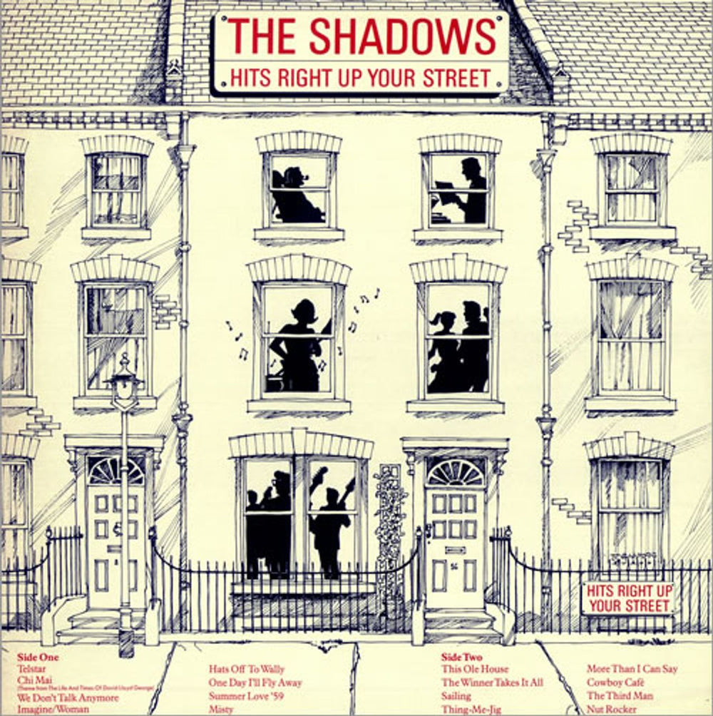 The Shadows Hits Right Up Your Street UK vinyl LP album (LP record) POLD5046