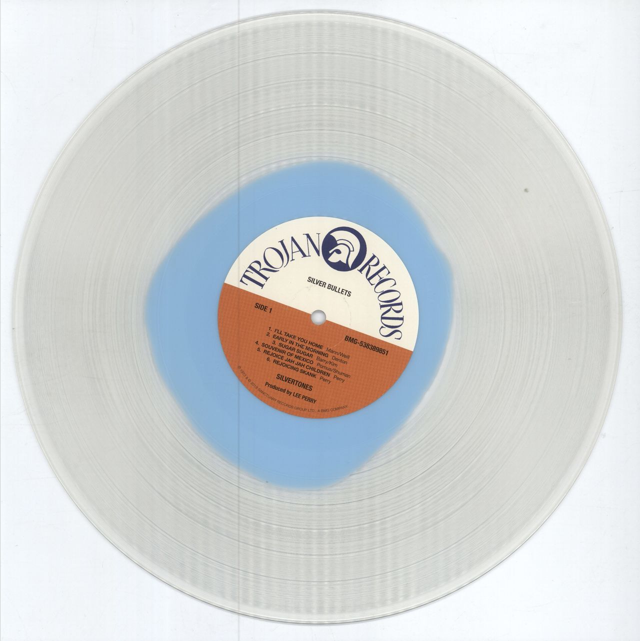 The Silvertones Silver Bullets - Clear & Blue [Vanilla Sky] Vinyl US vinyl LP album (LP record) 4050538389852