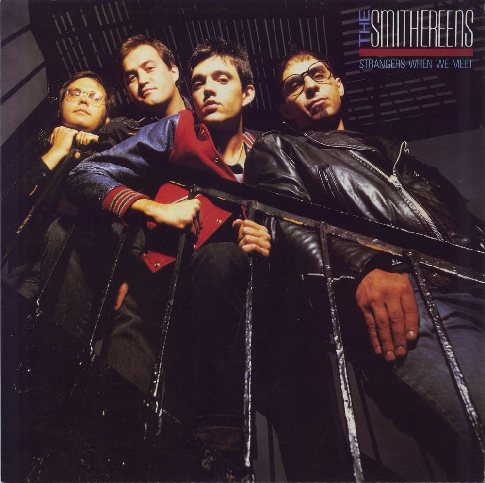 The Smithereens Strangers When We Meet UK 12" vinyl single (12 inch record / Maxi-single) ENIG3T