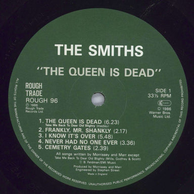 The Smiths The Queen Is Dead UK vinyl LP album (LP record) SMILPTH582992