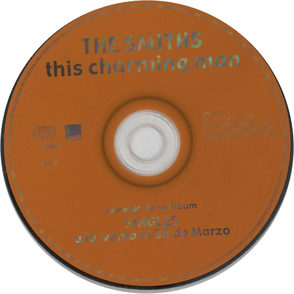 The Smiths This Charming Man Spanish Promo CD single (CD5 / 5") SP065W