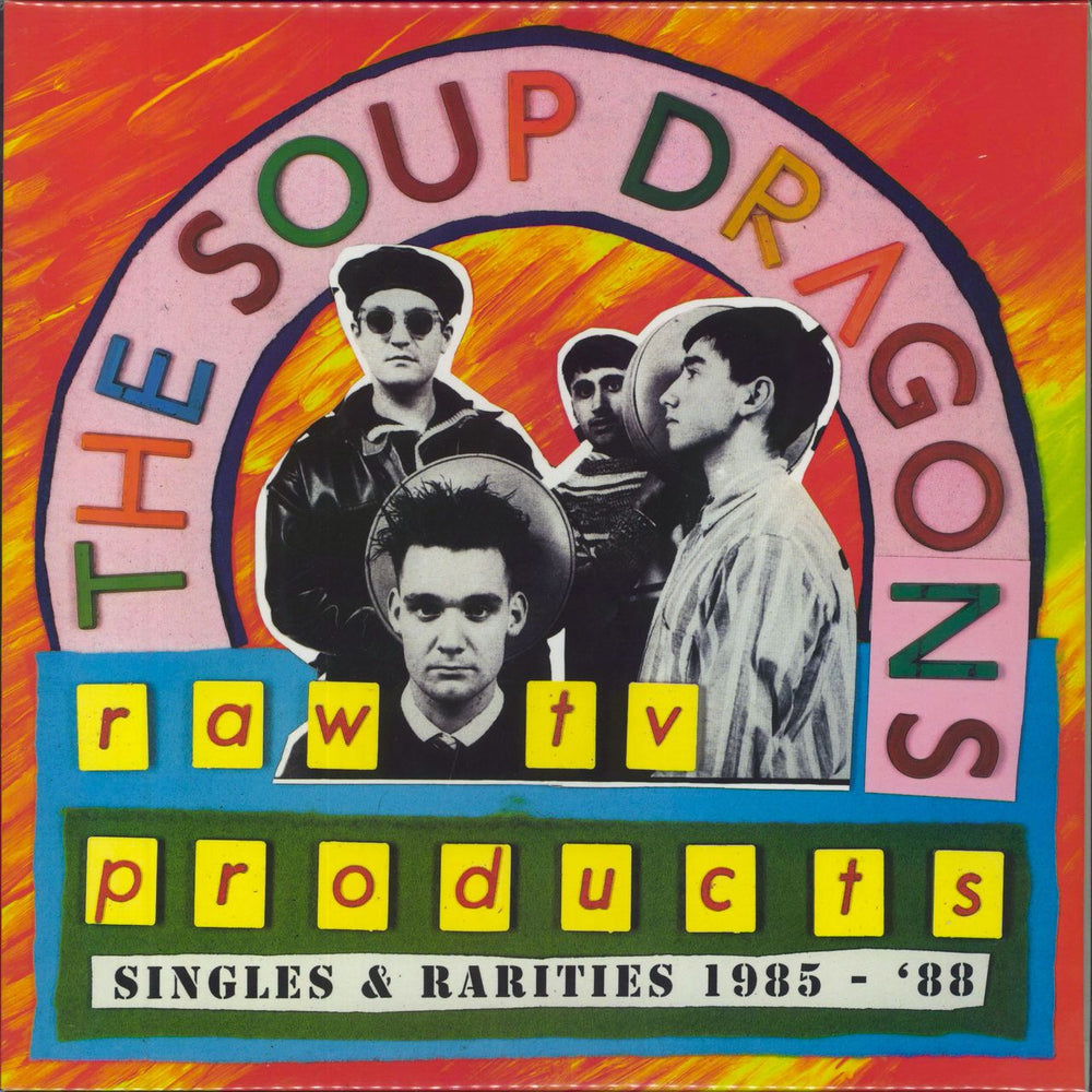 The Soup Dragons Raw TV Products: Singles & Rarities 1985 - '88 - White Vinyl UK vinyl LP album (LP record) PNFG32