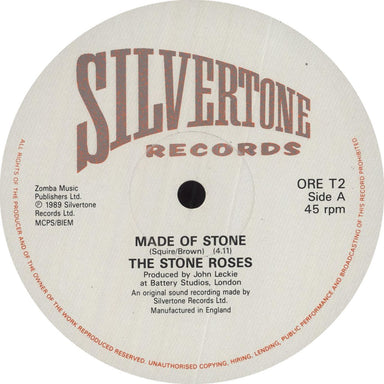 The Stone Roses Made Of Stone - 1st UK 12