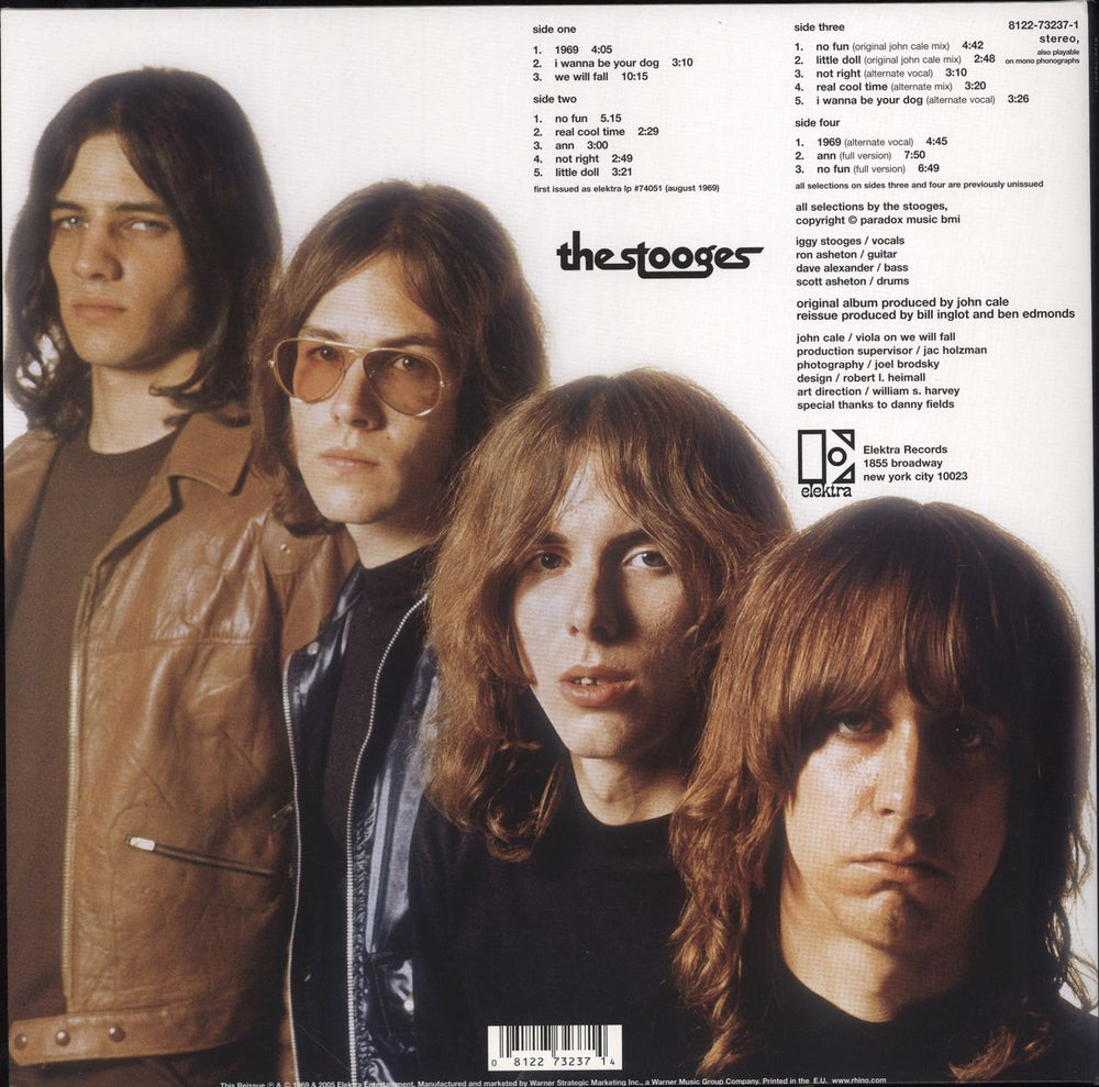The Stooges The Stooges - 180 Gram White Vinyl UK 2-LP vinyl record set (Double LP Album) 081227323714