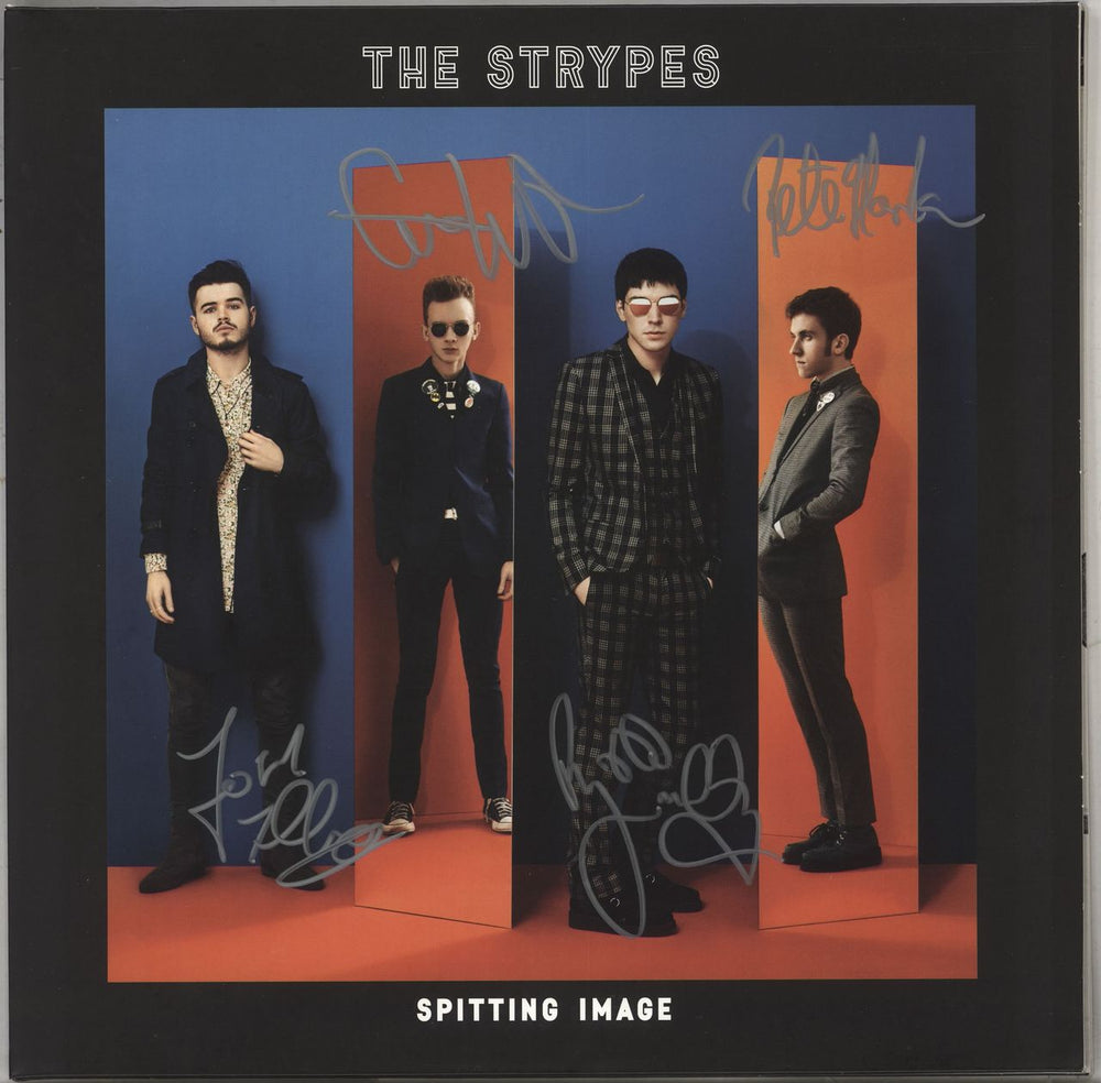 The Strypes Spitting Image - 180gm - Autographed UK vinyl LP album (LP record) V3182