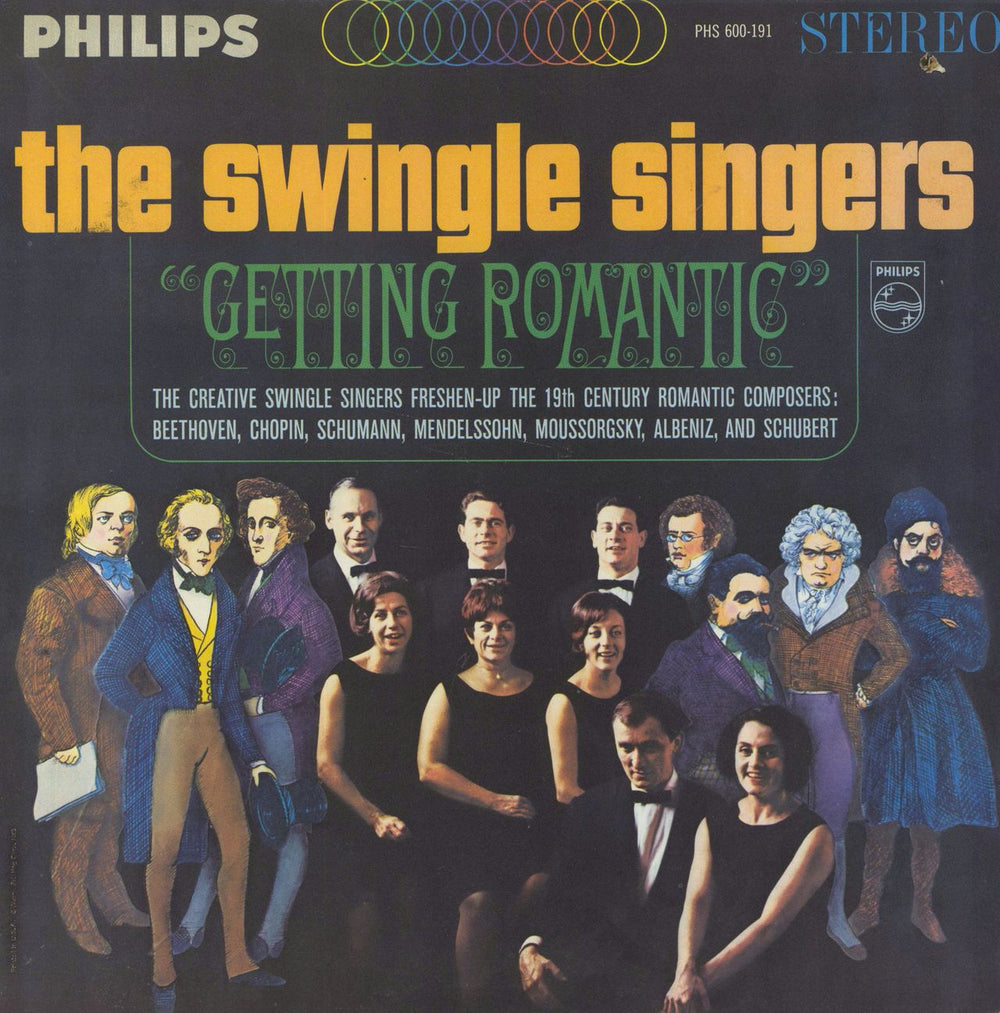 The Swingle Singers Getting Romantic Canadian vinyl LP album (LP record) PHS600191