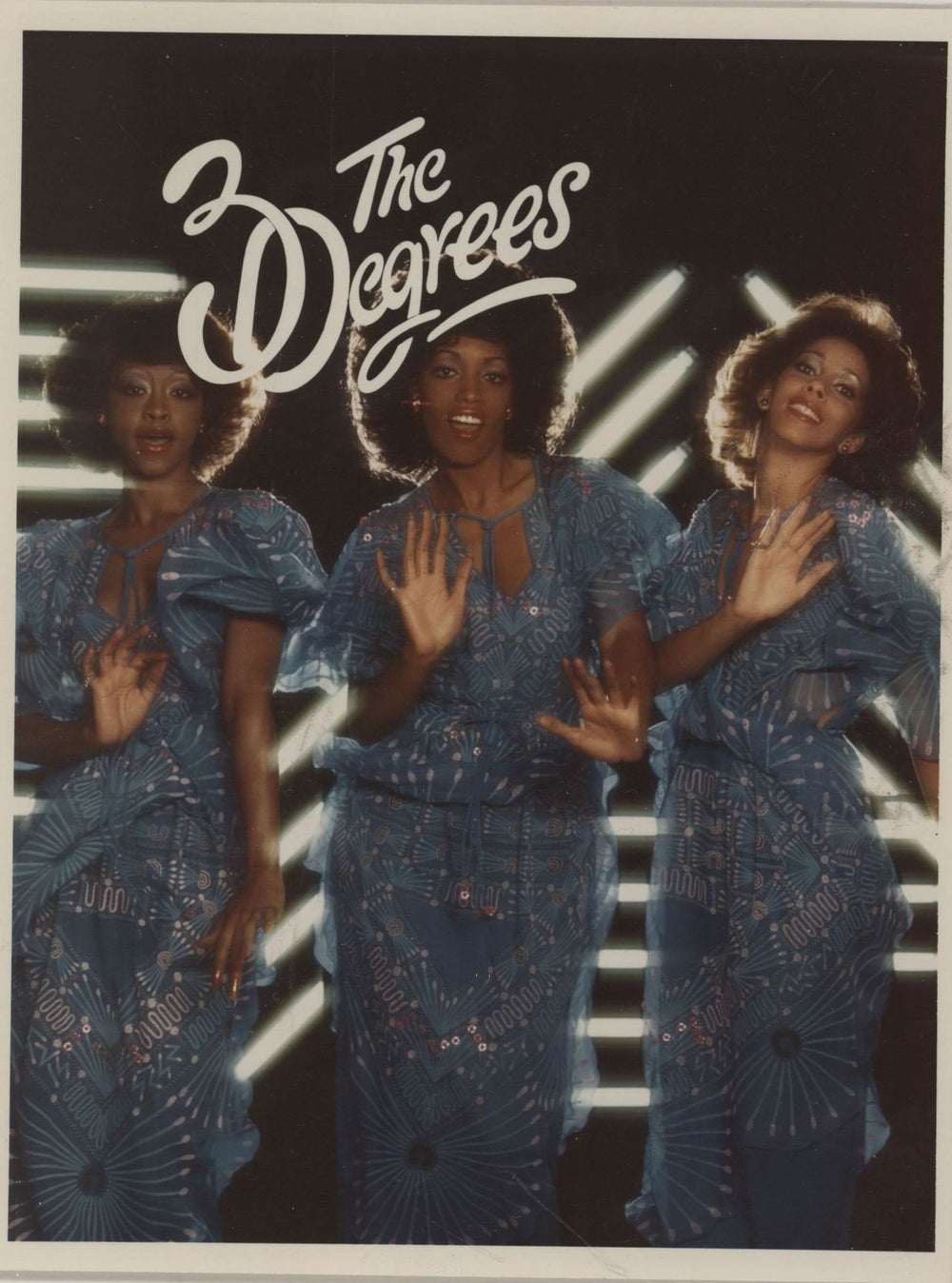 The Three Degrees Autographed Publicity Photo UK Promo photograph SIGNED PHOTOGRAPH
