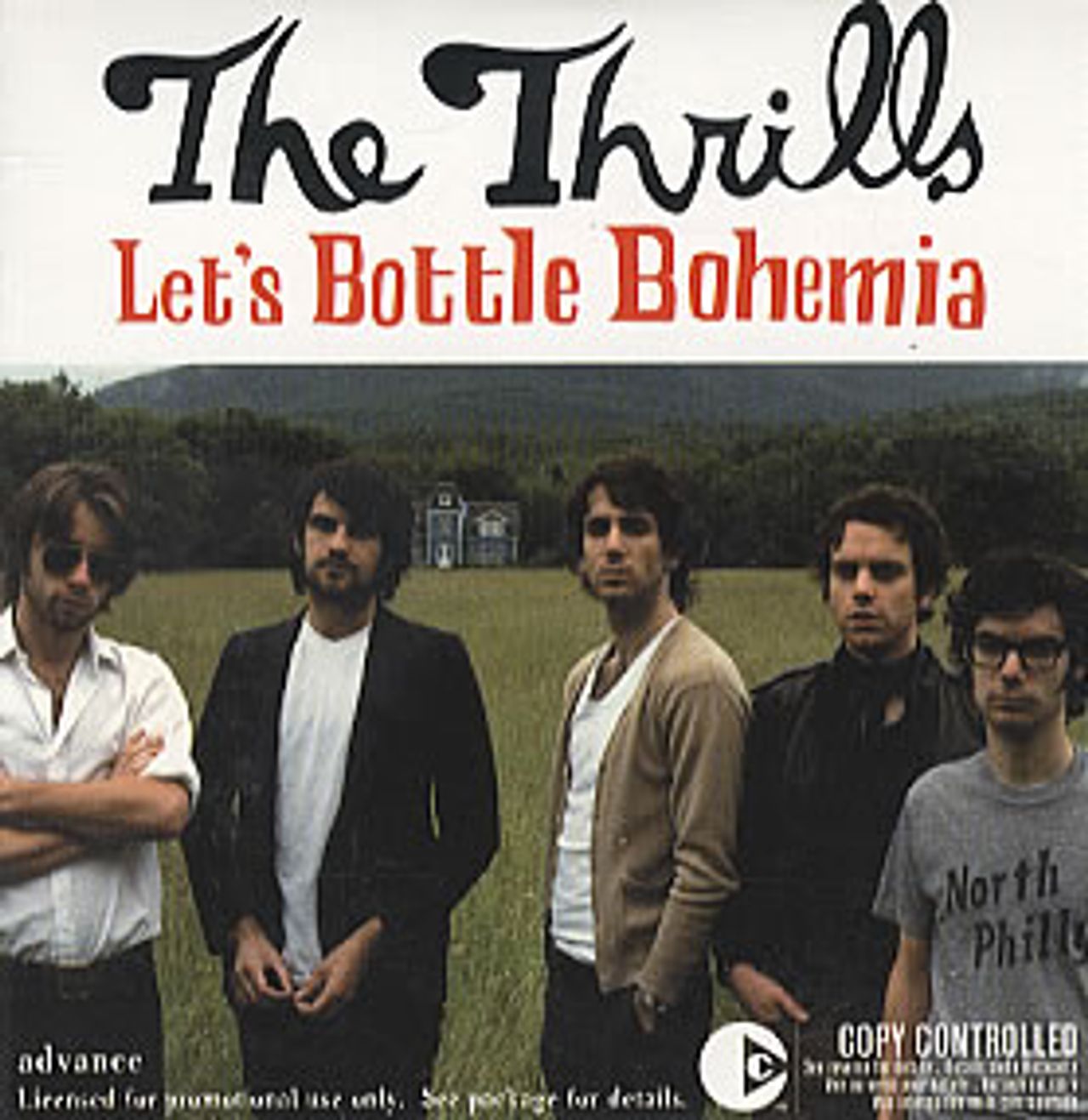 The Thrills Let's Bottle Bohemia US Promo CD album (CDLP) 18797-2