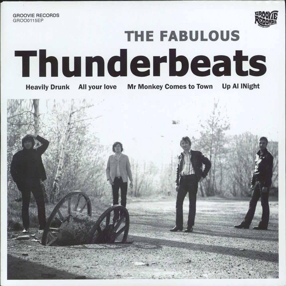 The Thunderbeats The Fabulous Thunderbeats Portugese 7" vinyl single (7 inch record / 45) GROO0115EP