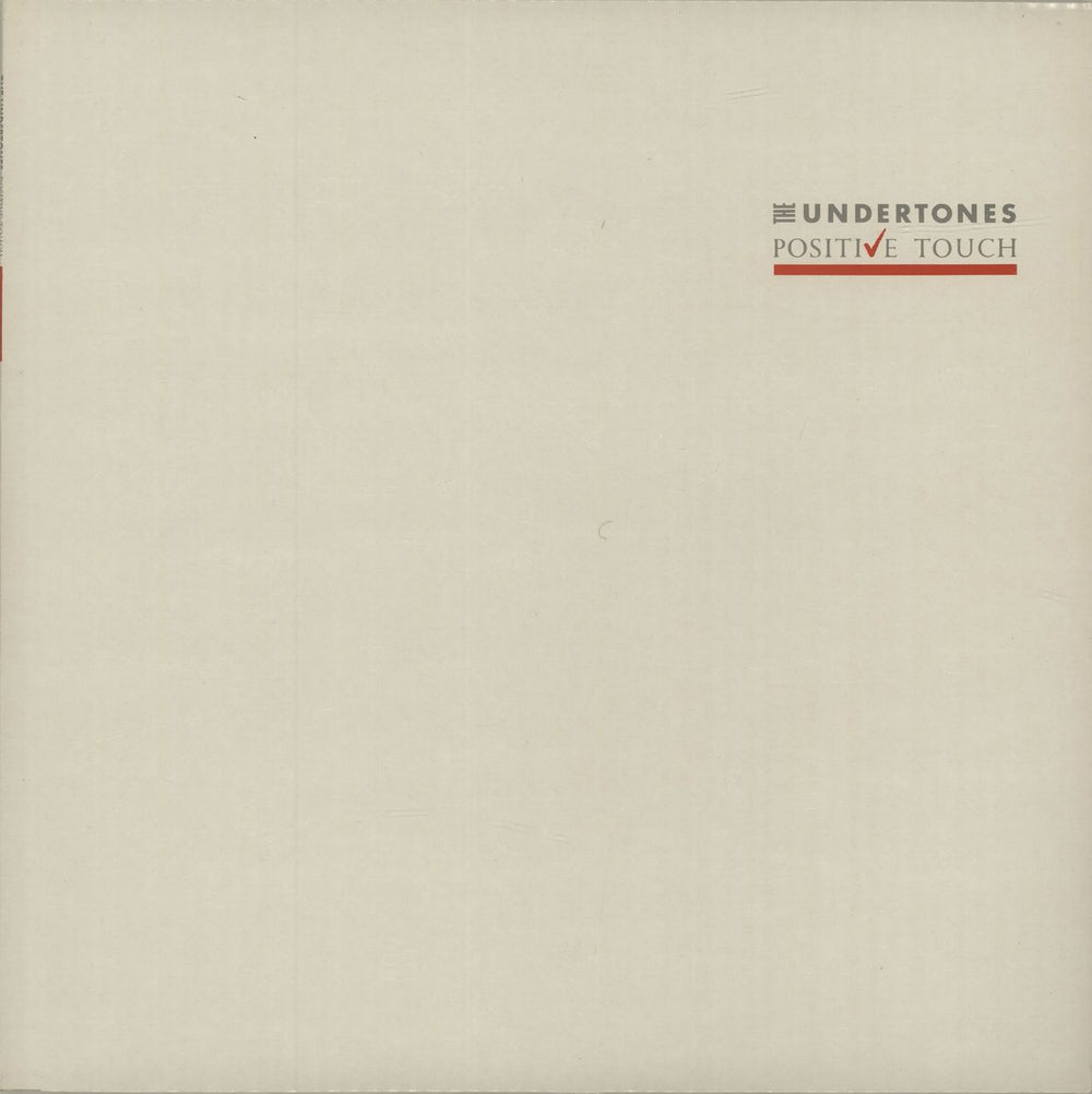 The Undertones Positive Touch UK vinyl LP album (LP record) ARD103