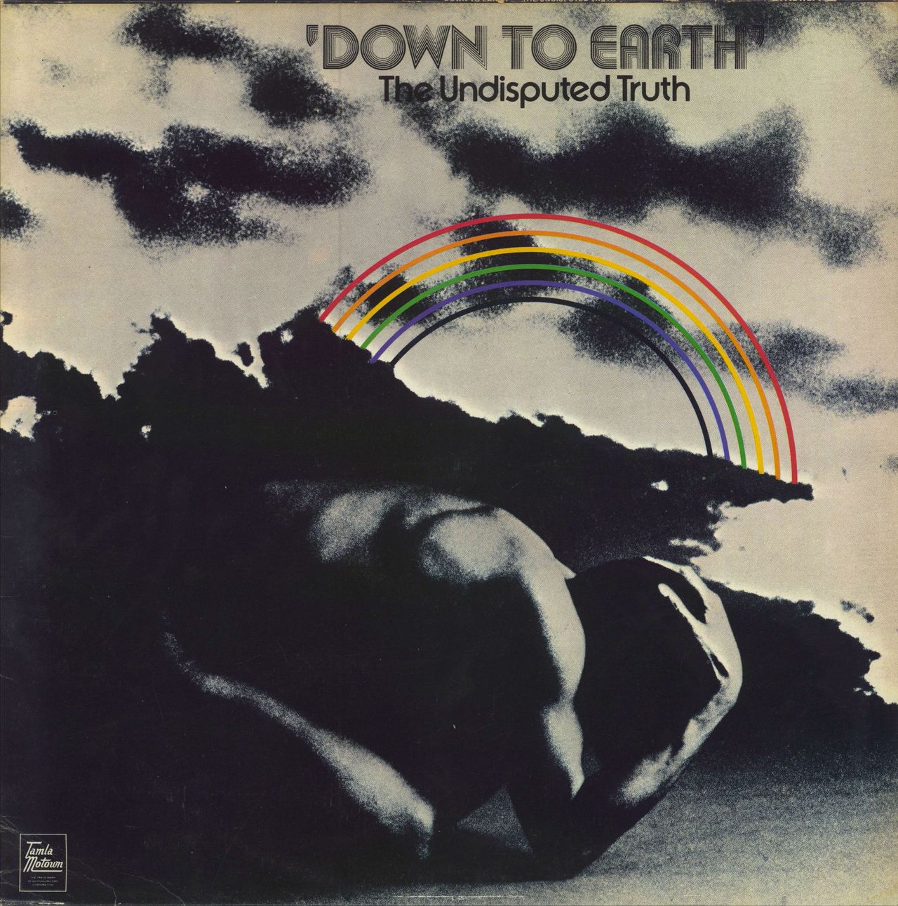 The Undisputed Truth Down To Earth - Factory Sample sticker UK vinyl LP album (LP record) STML11277