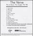 The Verve This Is Music: The Singles '92-'98 US Promo CD-R acetate CDR ACETATE