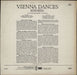 The Vienna Baroque Ensemble Vienna Dances 1650 - 1850 UK vinyl LP album (LP record)