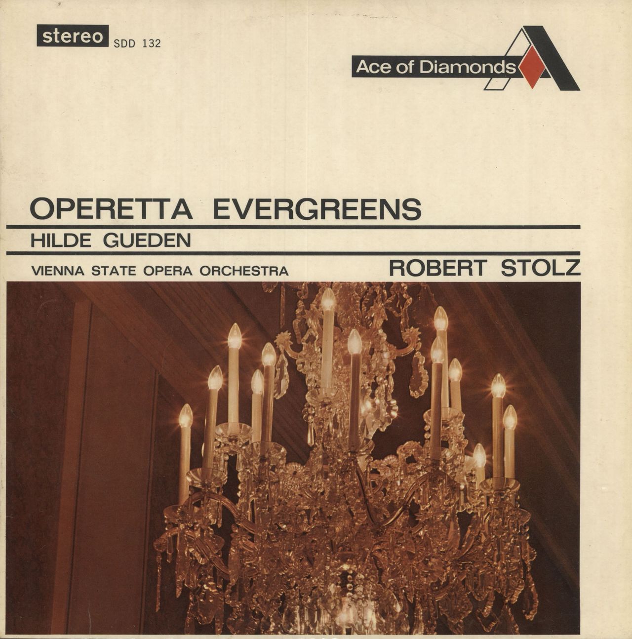 The Vienna State Orchestra Operetta Evergreens UK vinyl LP album (LP record) SDD132