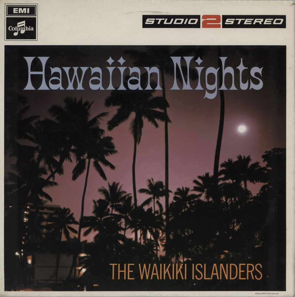 The Waikiki Islanders Hawaiian Nights UK vinyl LP album (LP record) TWO218
