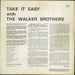 The Walker Brothers Take It Easy With The Walker Brothers UK vinyl LP album (LP record)