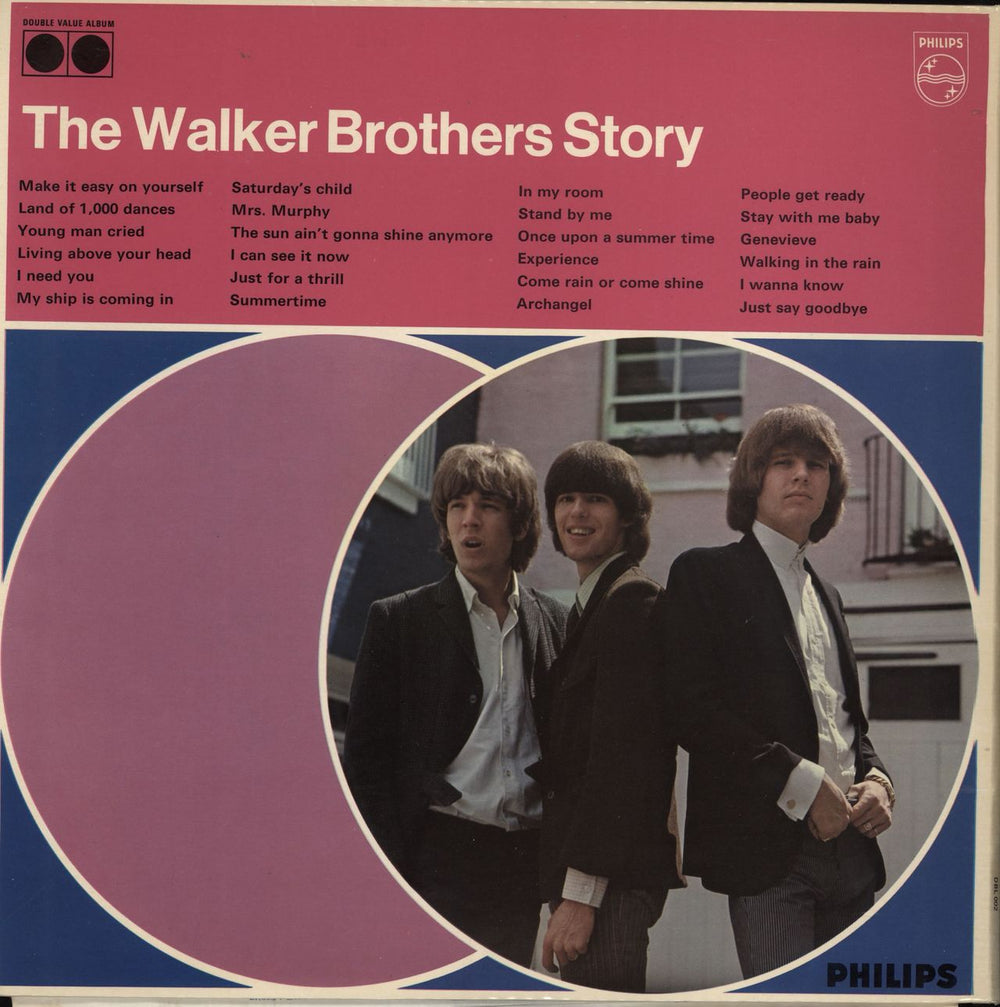 The Walker Brothers The Walker Brothers Story - WOL UK 2-LP vinyl record set (Double LP Album)