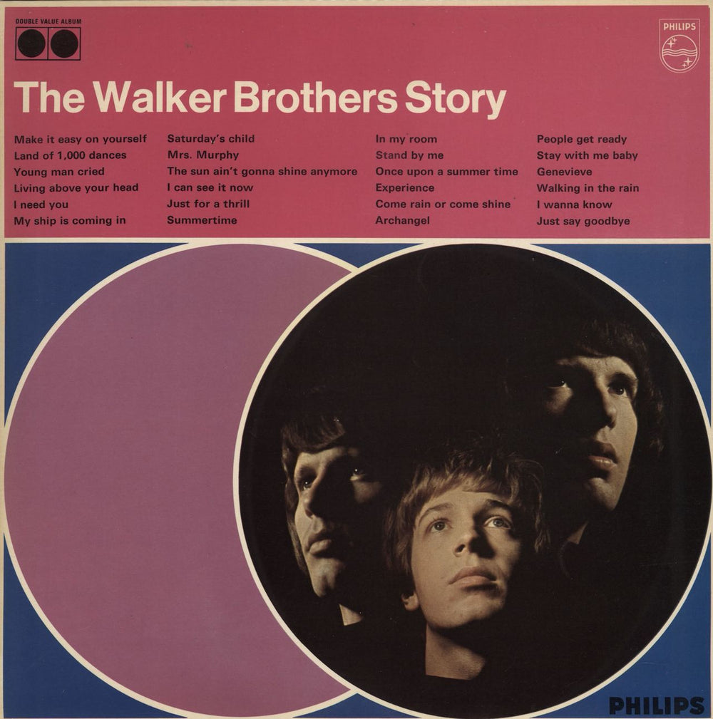The Walker Brothers The Walker Brothers Story - WOL UK 2-LP vinyl record set (Double LP Album) DBL002
