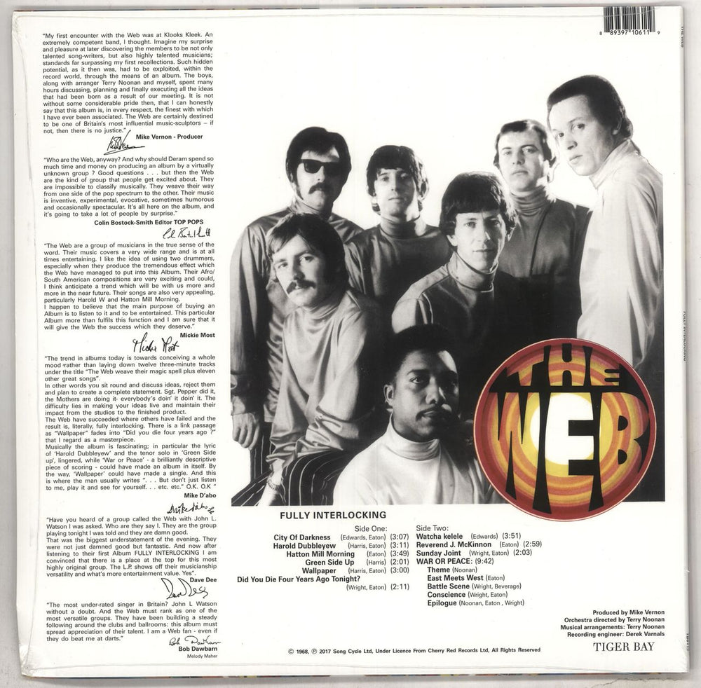 The Web Fully Interlocking - 180gm Vinyl - Sealed UK vinyl LP album (LP record) 889397106119