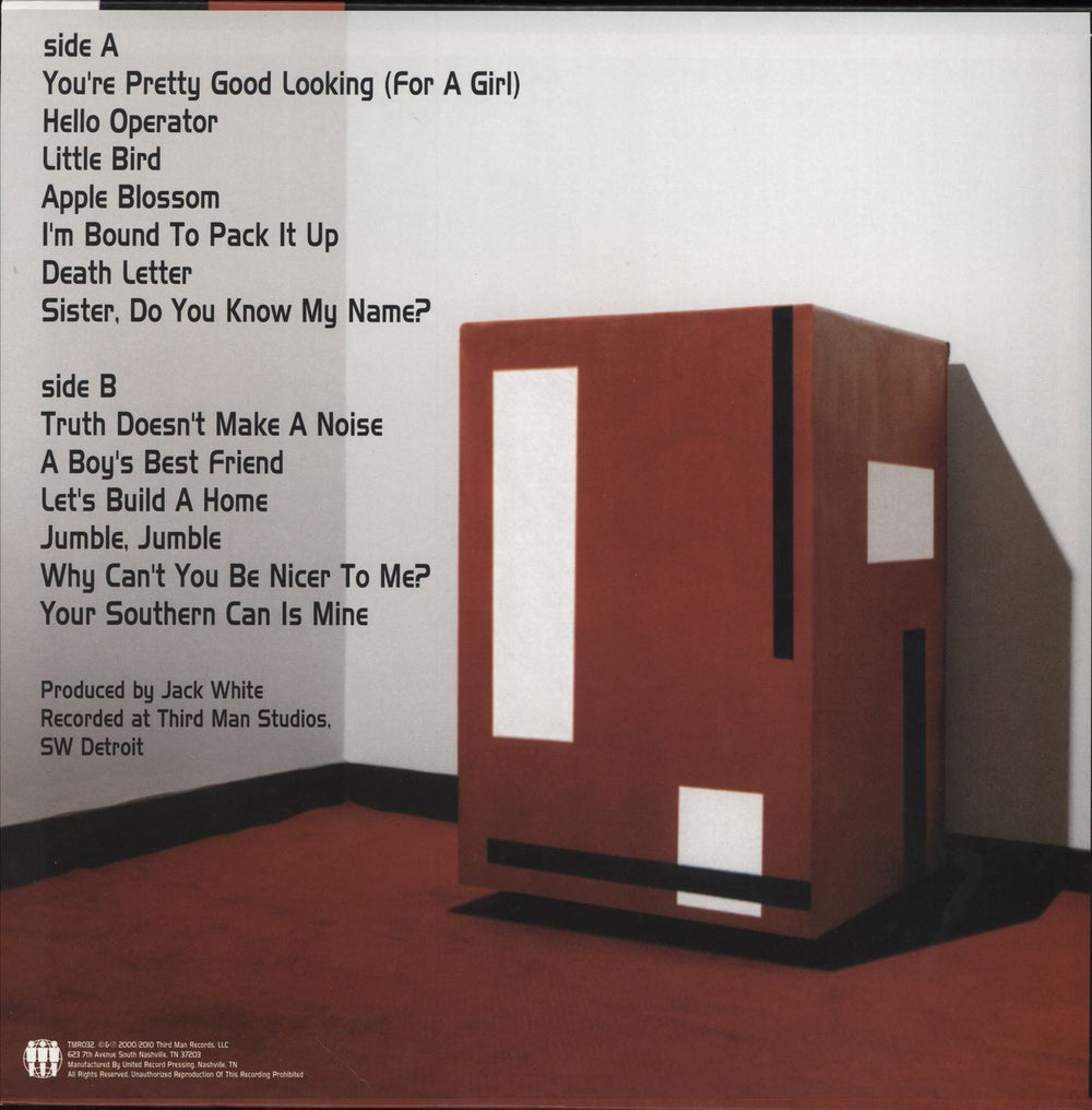 The White Stripes De Stijl - 180gm US vinyl LP album (LP record)
