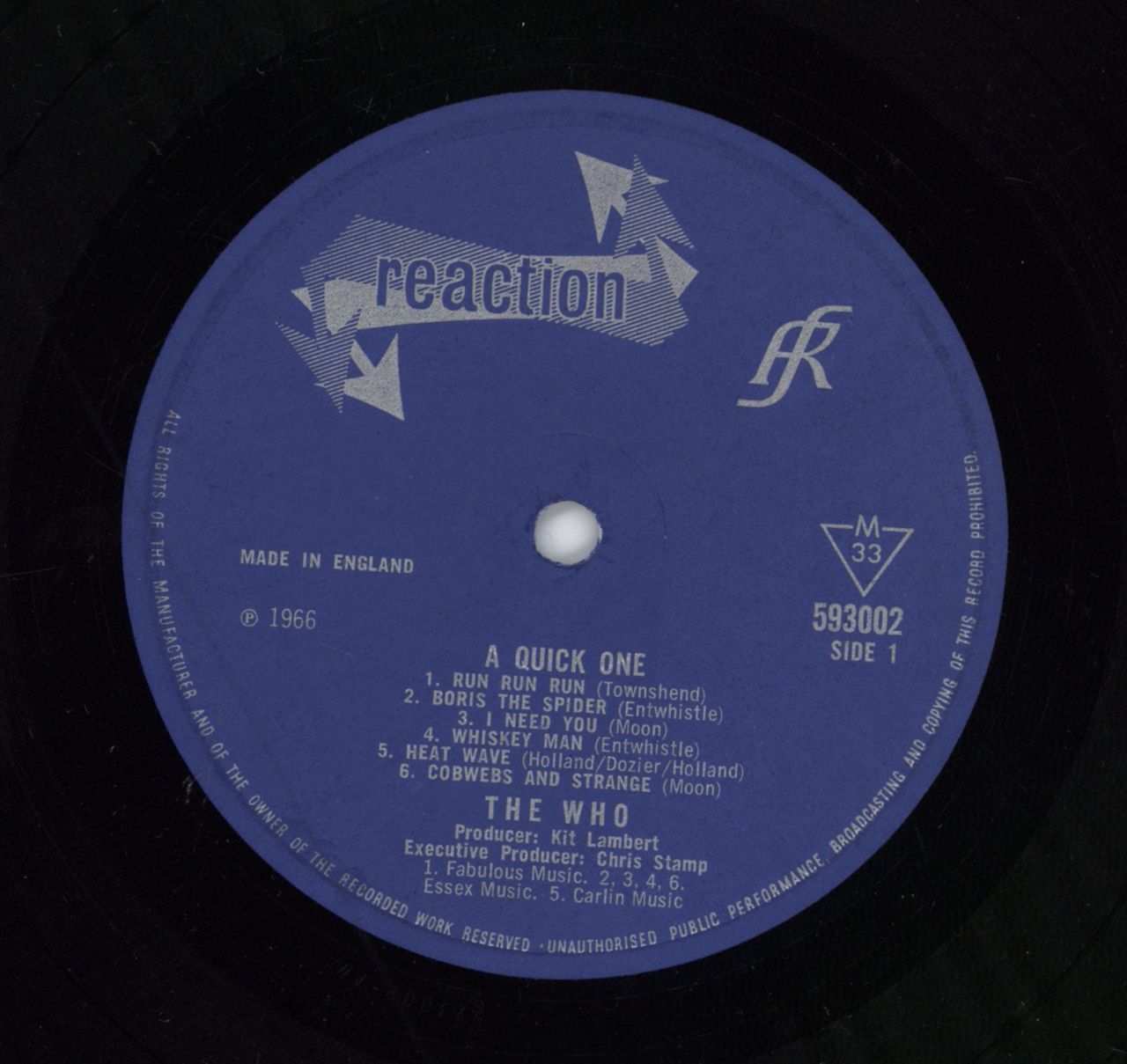 The Who A Quick One - G UK vinyl LP album (LP record)