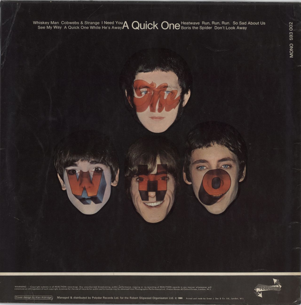 The Who A Quick One - G UK vinyl LP album (LP record) WHOLPAQ786251