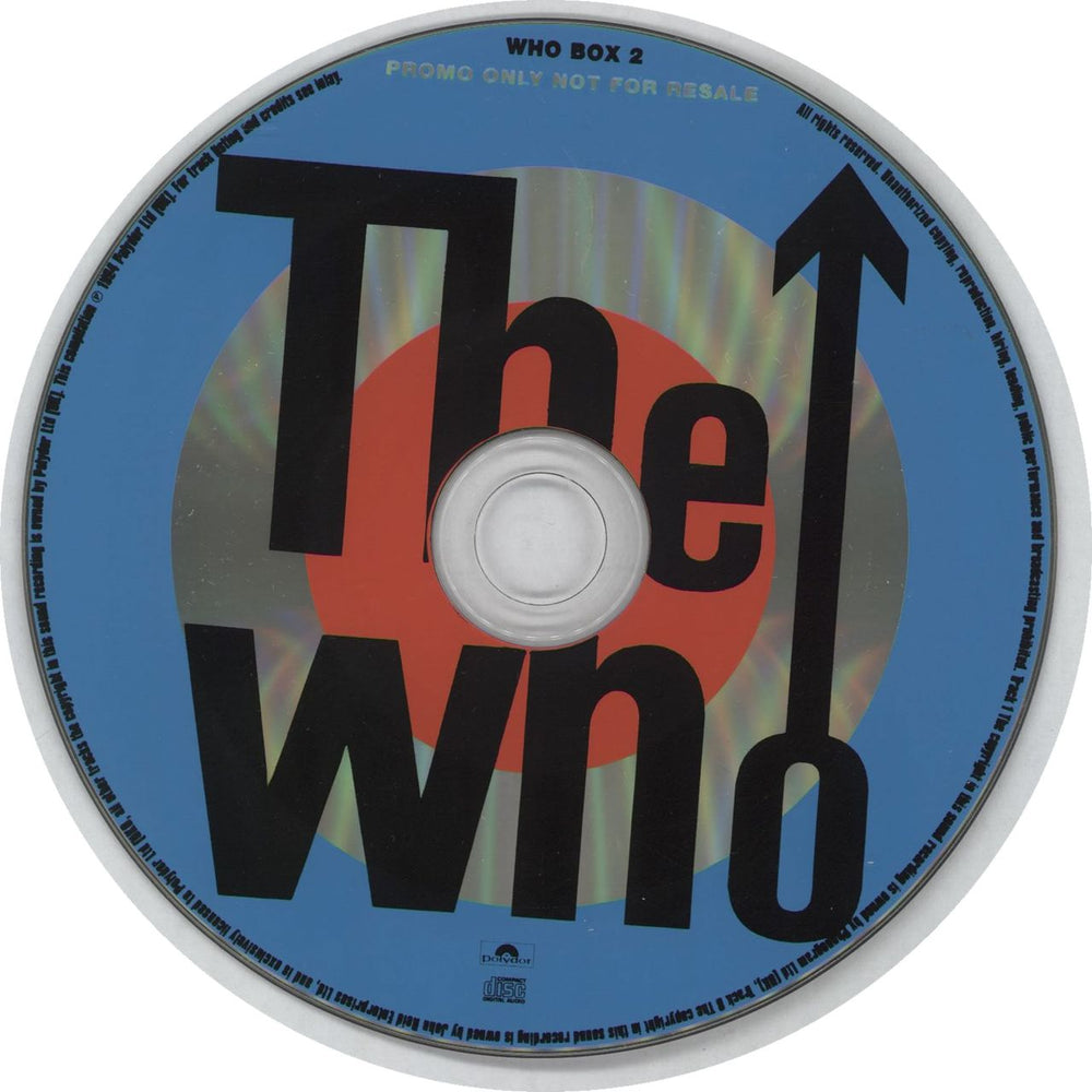 The Who Extracts From 30 Years Maximum R & B UK Promo CD album (CDLP) WHOCDEX29474