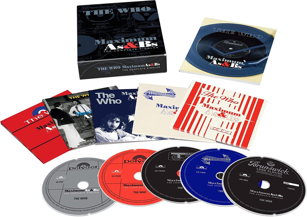 The Who Maximum As & Bs (The Complete Singles) Dutch CD Album Box Set 602557807059