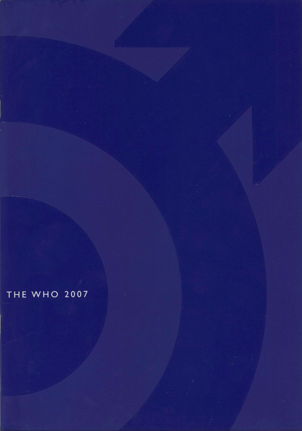 The Who The Who 2007 UK tour programme TOUR PROGRAMME