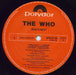 The Who Who's Next UK vinyl LP album (LP record) WHOLPWH518249