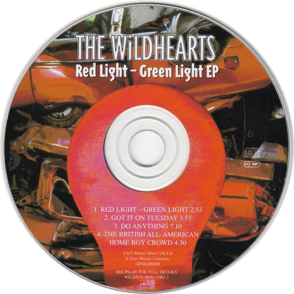 The Wildhearts Red Light Green Light UK CD single (CD5 / 5") WDHC5RE68904
