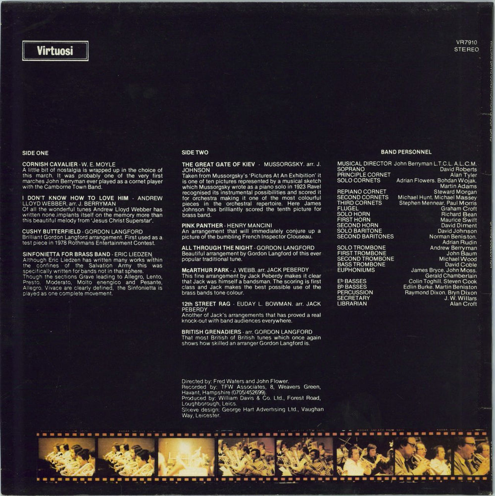 The William Davis Construction Group Band Spring Collection UK vinyl LP album (LP record)