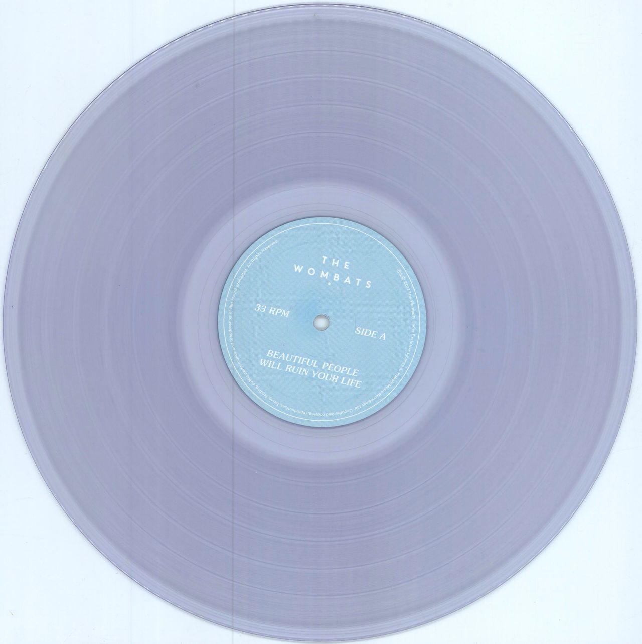 The Wombats Beautiful People Will Ruin Your Life - Clear Vinyl UK vinyl LP album (LP record) TWZLPBE784560