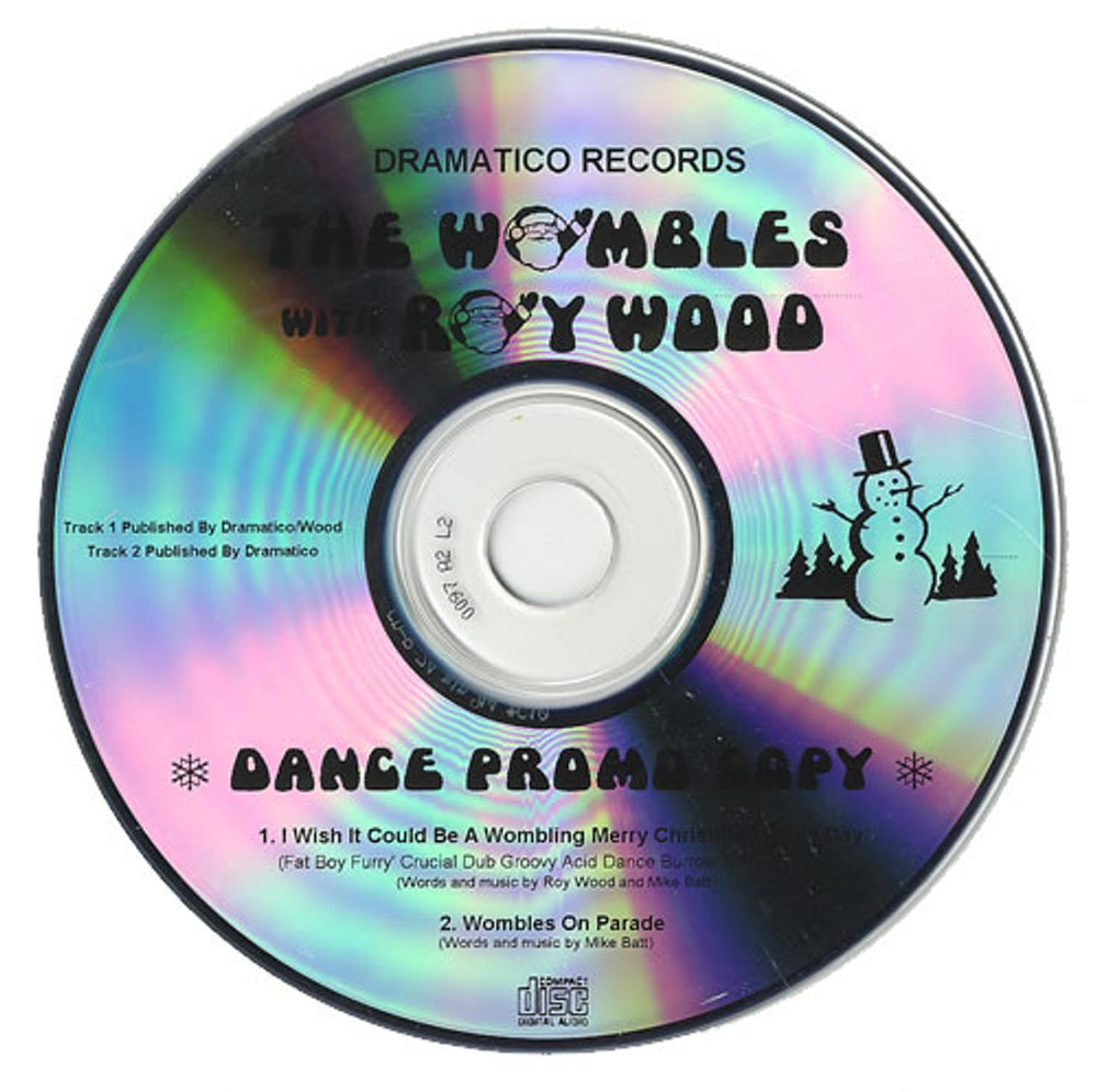 The Wombles I Wish It Could Be A Wombling Merry Christmas Every Day UK Promo CD-R acetate CD-R ACETATE