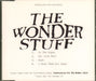 The Wonder Stuff Idiot 2 - White Sleeve UK Promo CD single (CD5 / 5") IDIOT2
