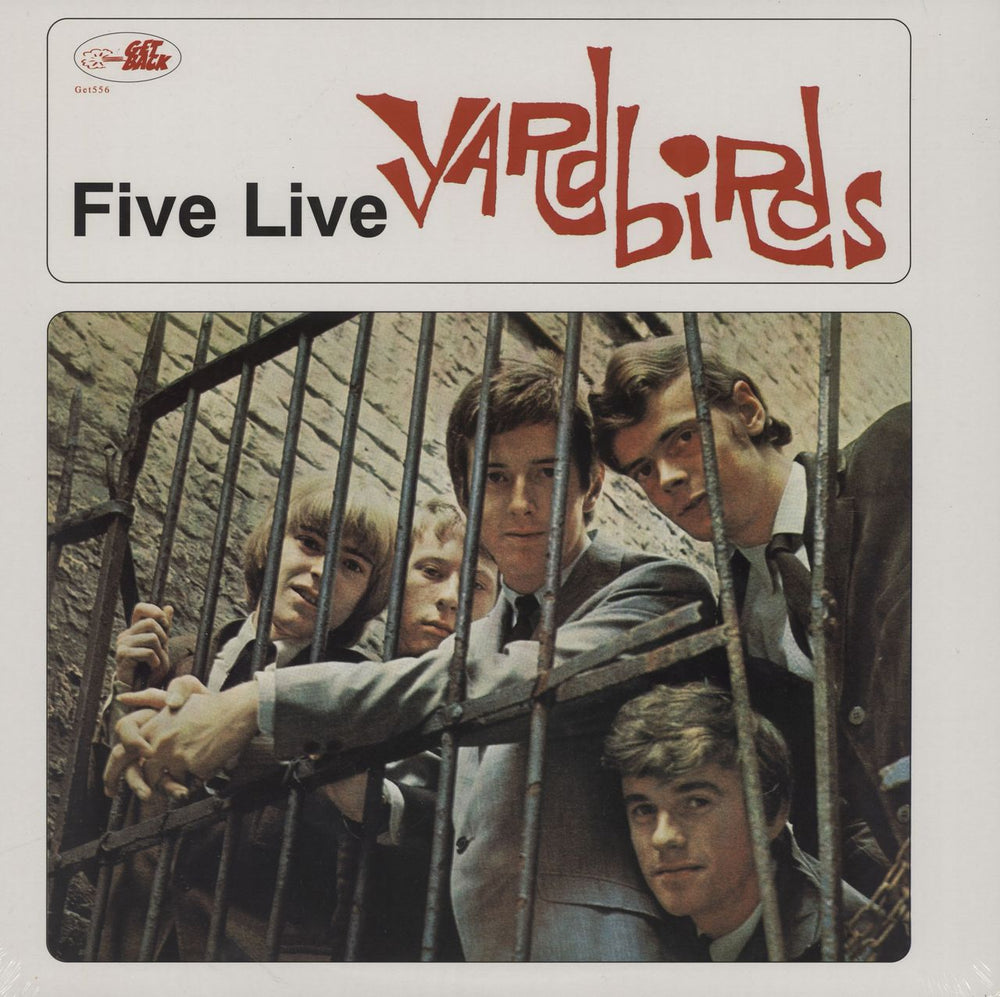 The Yardbirds Five Live Yardbirds Italian vinyl LP album (LP record) GET556