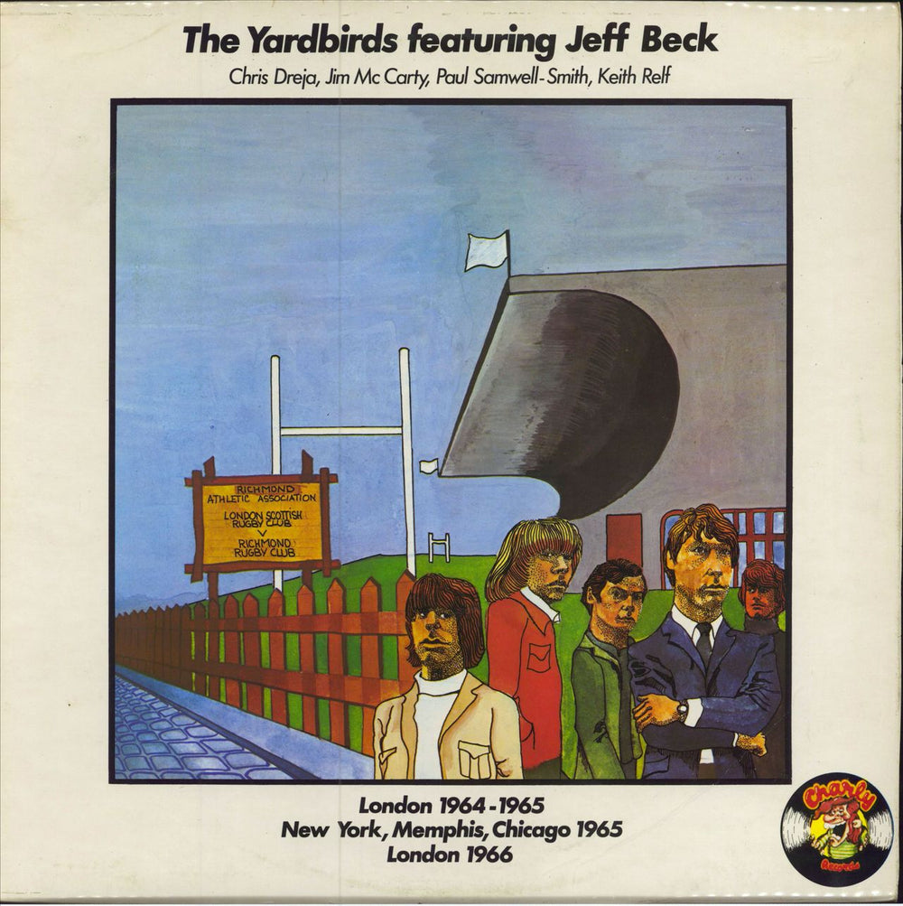 The Yardbirds The Yardbirds Featuring Jeff Beck UK vinyl LP album (LP record) CR30013