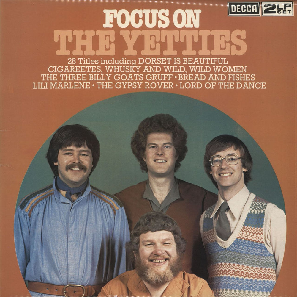 The Yetties Focus On The Yetties UK 2-LP vinyl record set (Double LP Album) FOS53/54