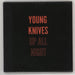 The Young Knives Up All Night + DVD-R UK Promo CD-R acetate CD-R/DVD-R SET