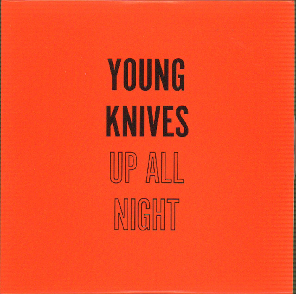The Young Knives Up All Night UK Promo CD single (CD5 / 5") PR017036