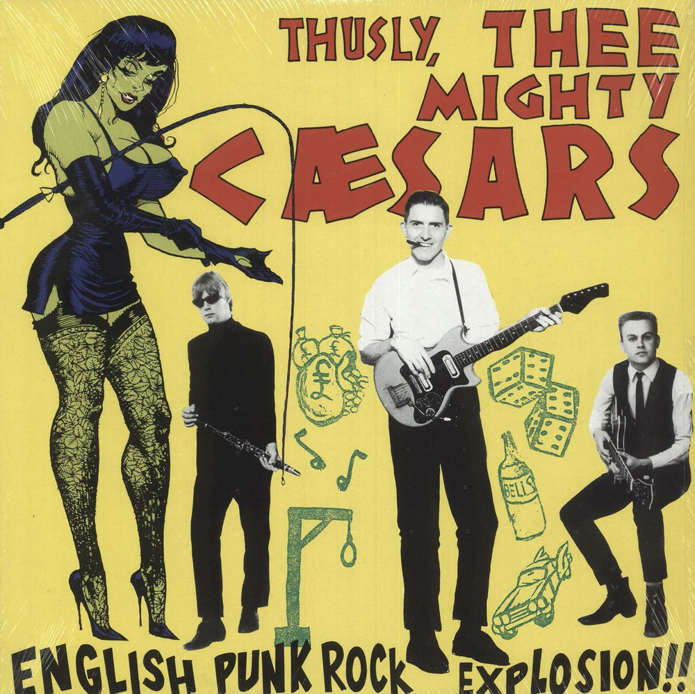 Thee Mighty Caesars English Punk Rock Explosion!! German vinyl LP album (LP record) CRYPTLP-014