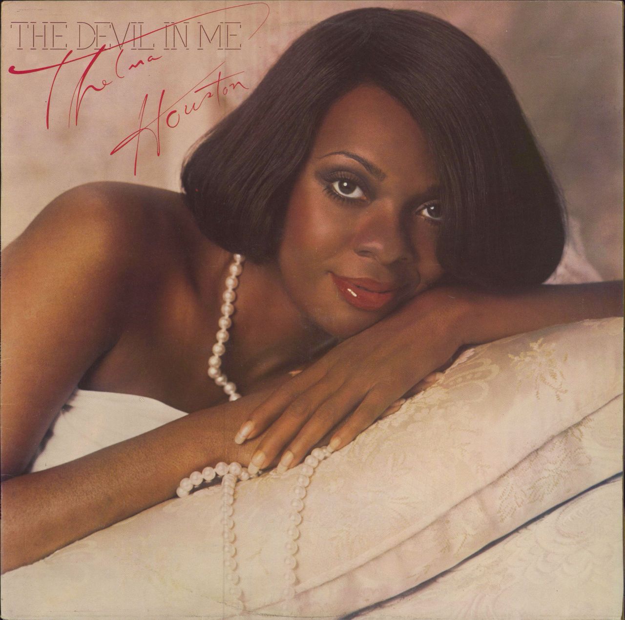 Thelma Houston The Devil In Me UK vinyl LP album (LP record) STML12075