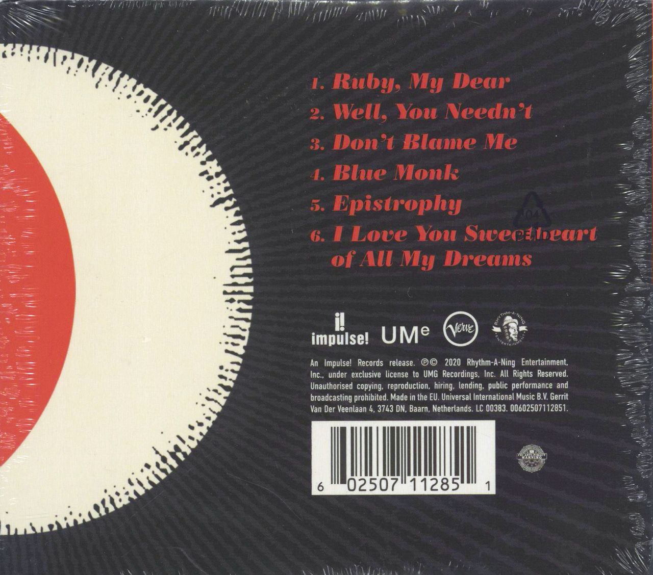 Thelonious Monk Palo Alto - Sealed UK CD album (CDLP) 602507112851