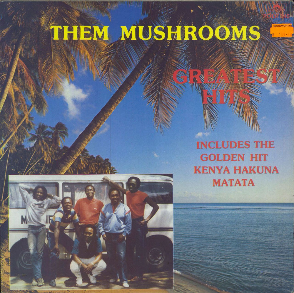 Them Mushrooms Greatest Hits Kenyan vinyl LP album (LP record) POLP545