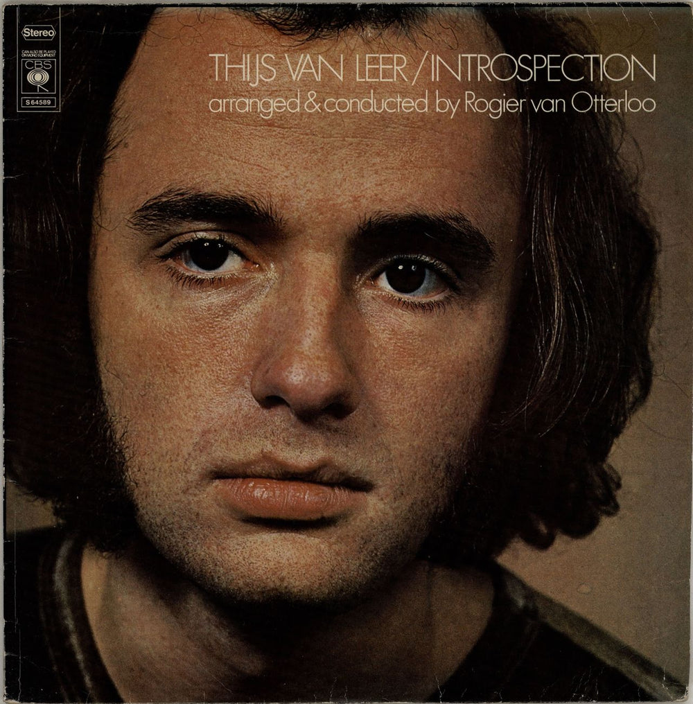 Thijs Van Leer Introspection Dutch vinyl LP album (LP record) S64589