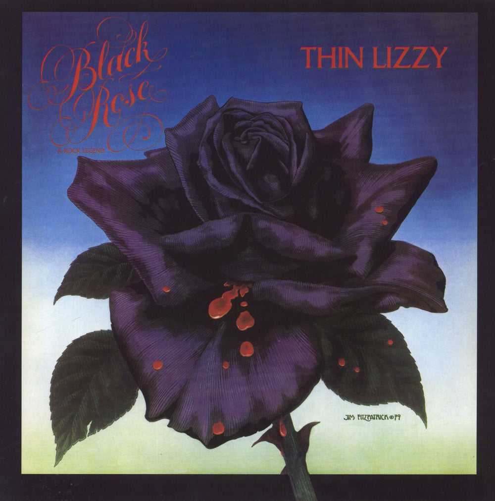 Thin Lizzy Black Rose [A Rock Legend] UK vinyl LP album (LP record) 5354252