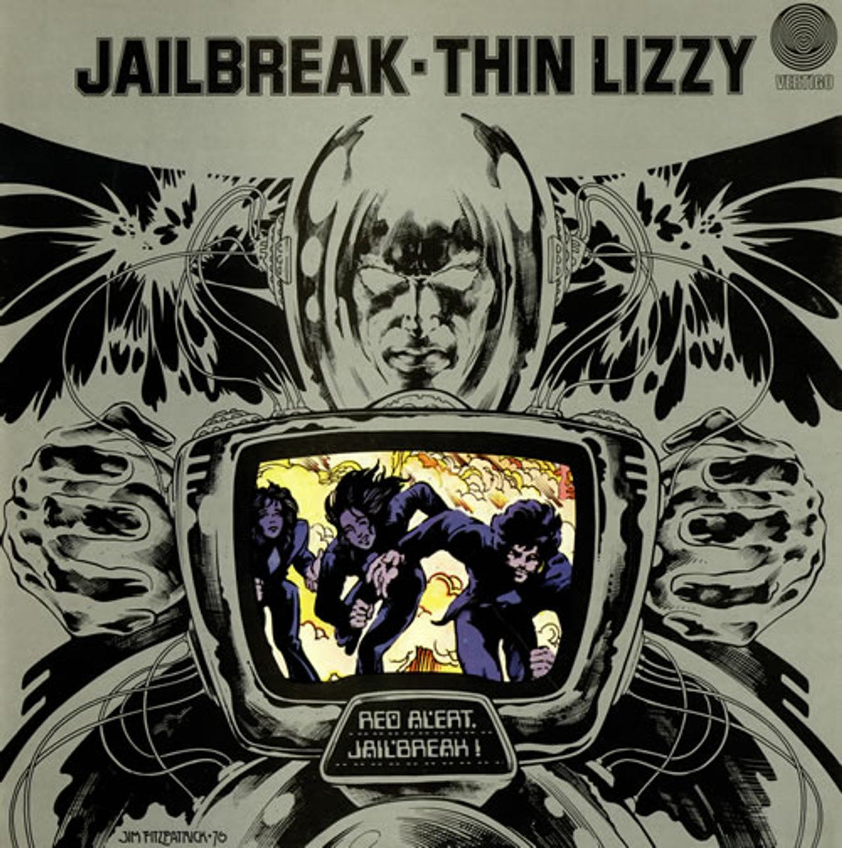 Thin Lizzy Jailbreak UK Vinyl LP