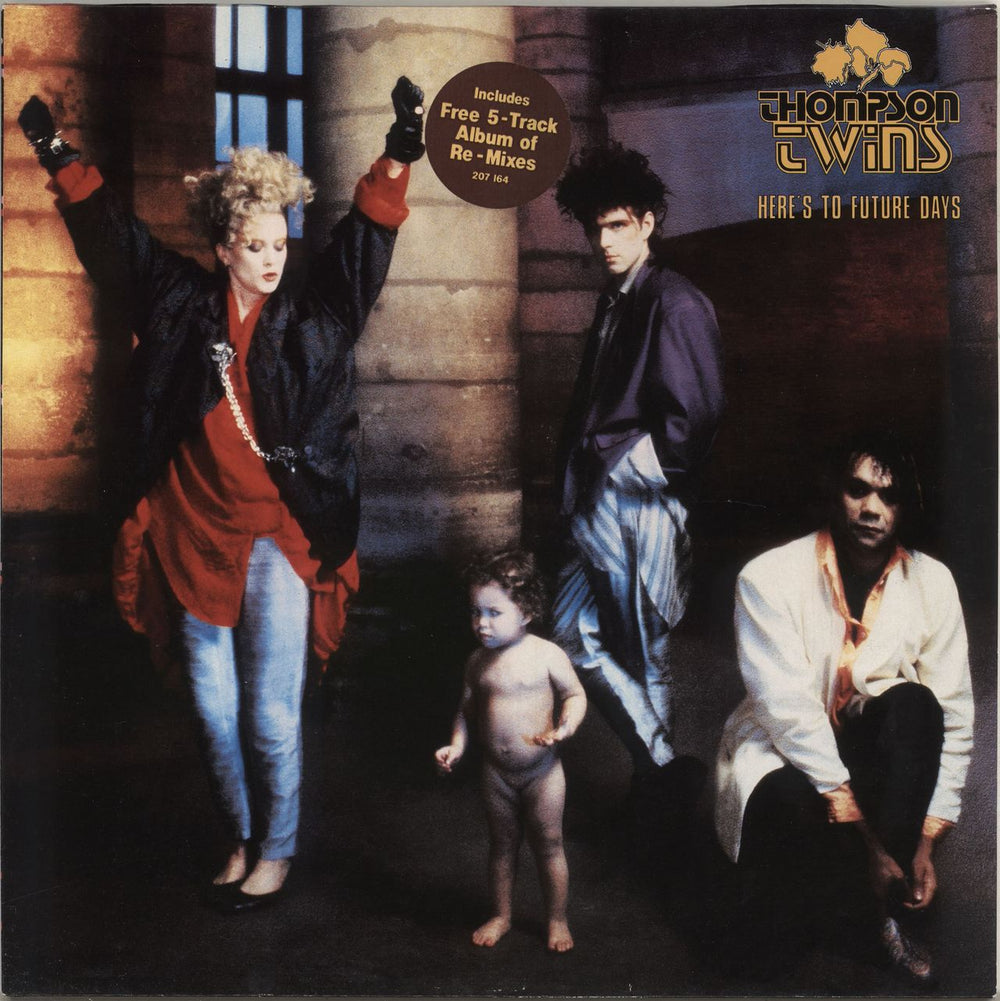 Thompson Twins Here's To Future Days + Insert German 2-LP vinyl record set (Double LP Album) 207164