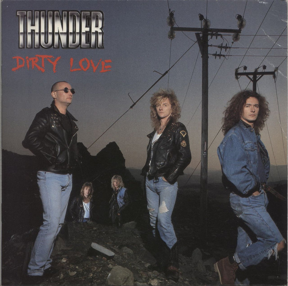 Thunder Dirty Love UK 7" vinyl single (7 inch record / 45) EMG126